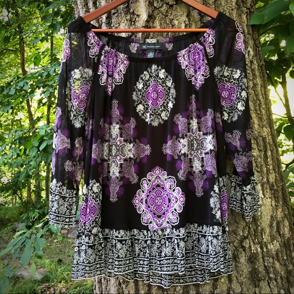 INC medallion flounce tip